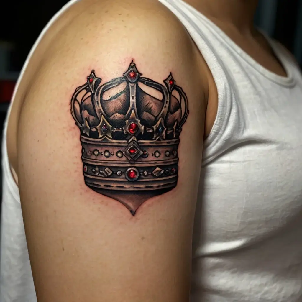 queen's crown tattoos (114)