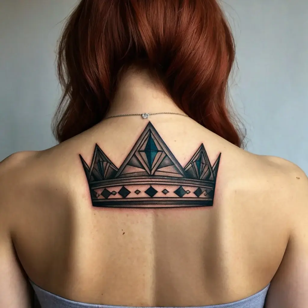 queen's crown tattoos (122)