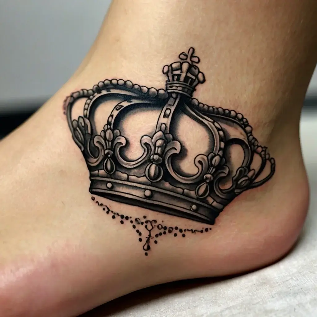 queen's crown tattoos (125)