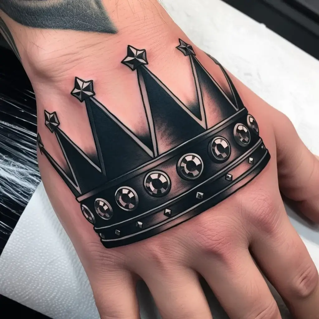 queen's crown tattoos (126)