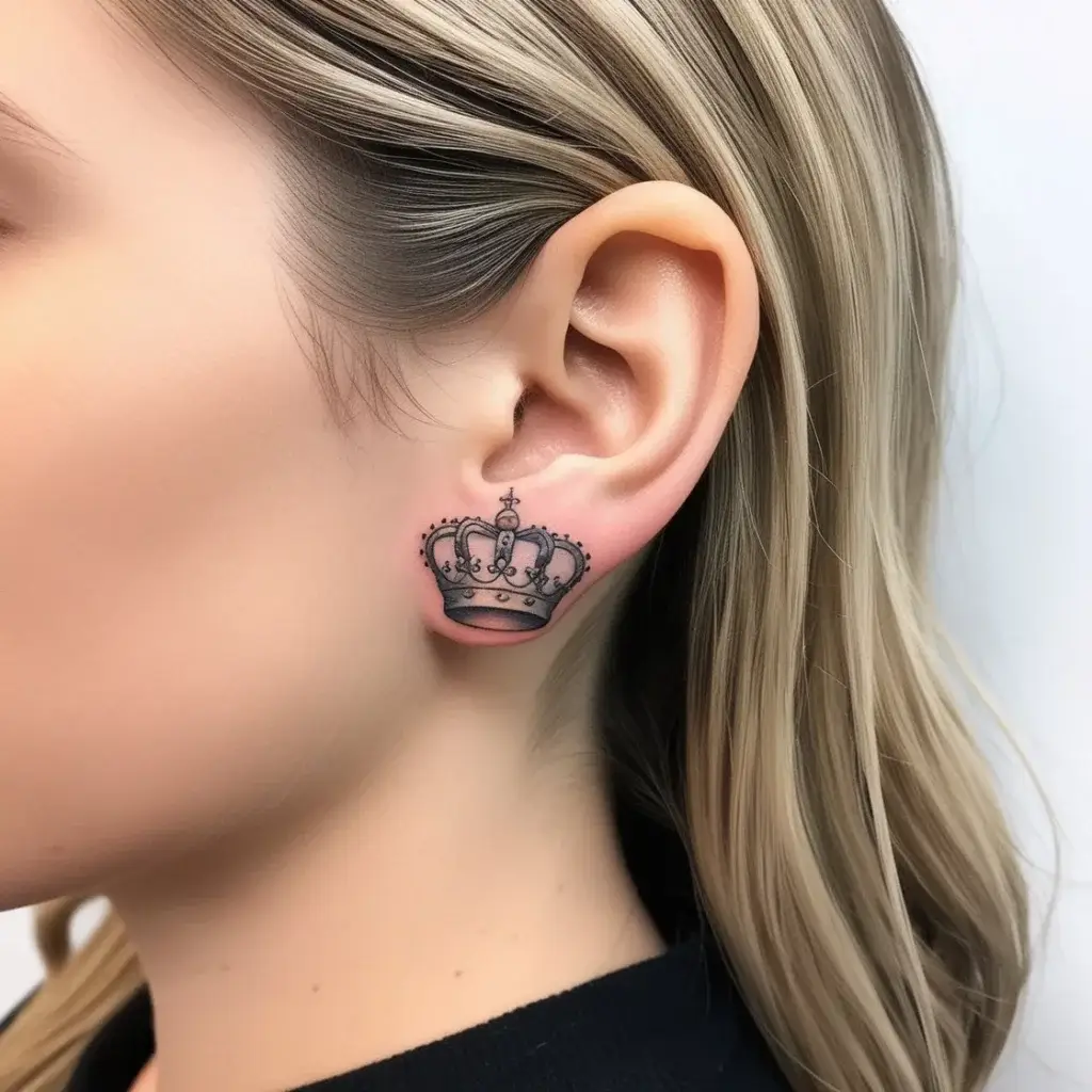 queen's crown tattoos (127)