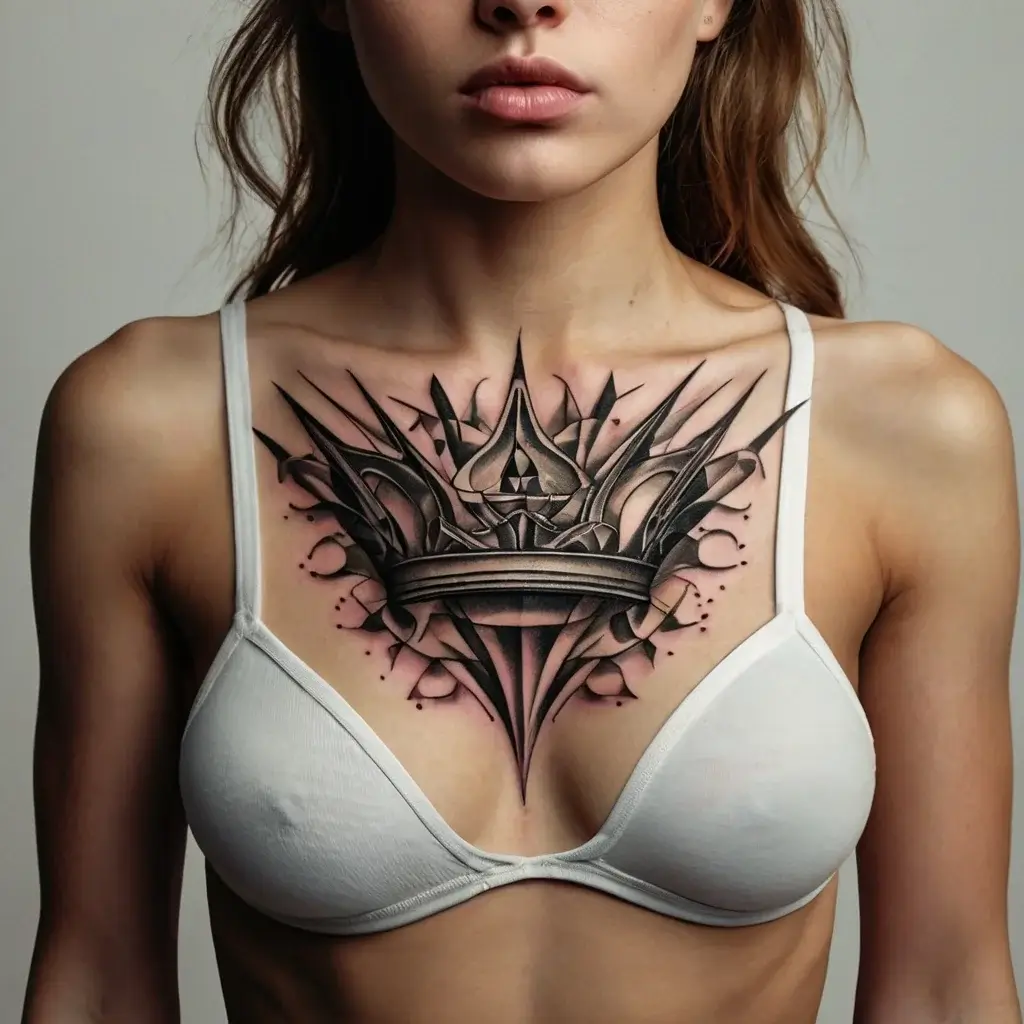 queen's crown tattoos (127)