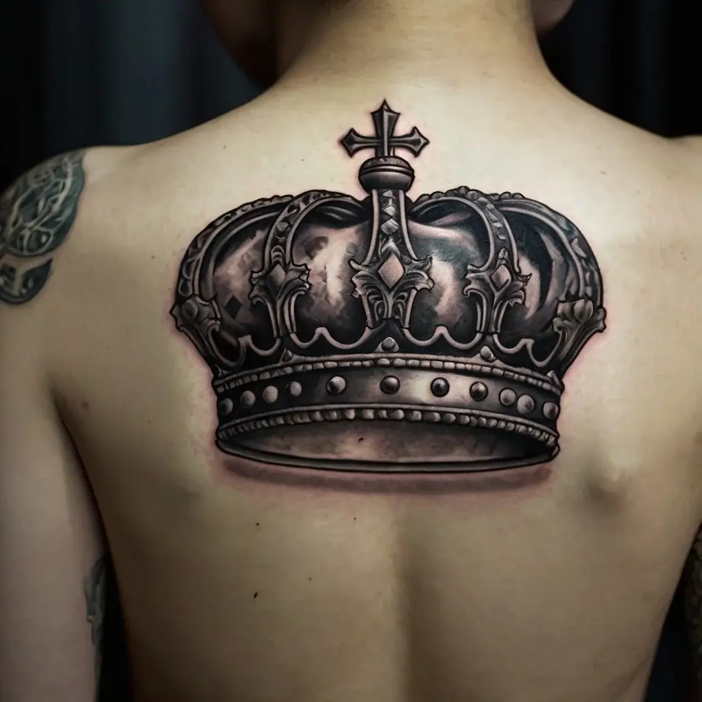 queen's crown tattoos (128)