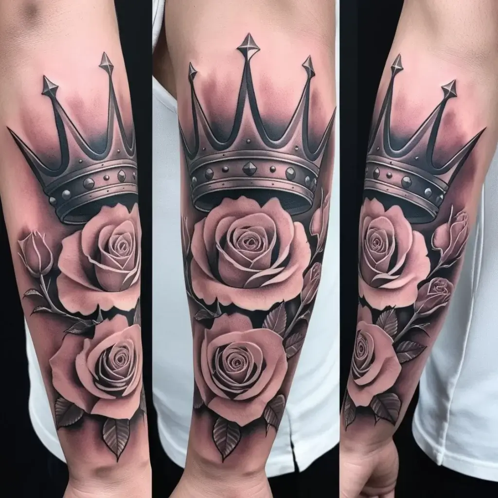 queen's crown tattoos (131)