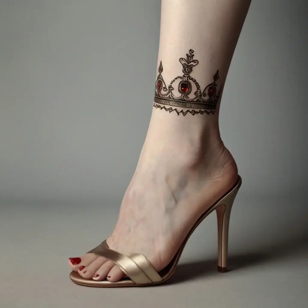 queen's crown tattoos (145)