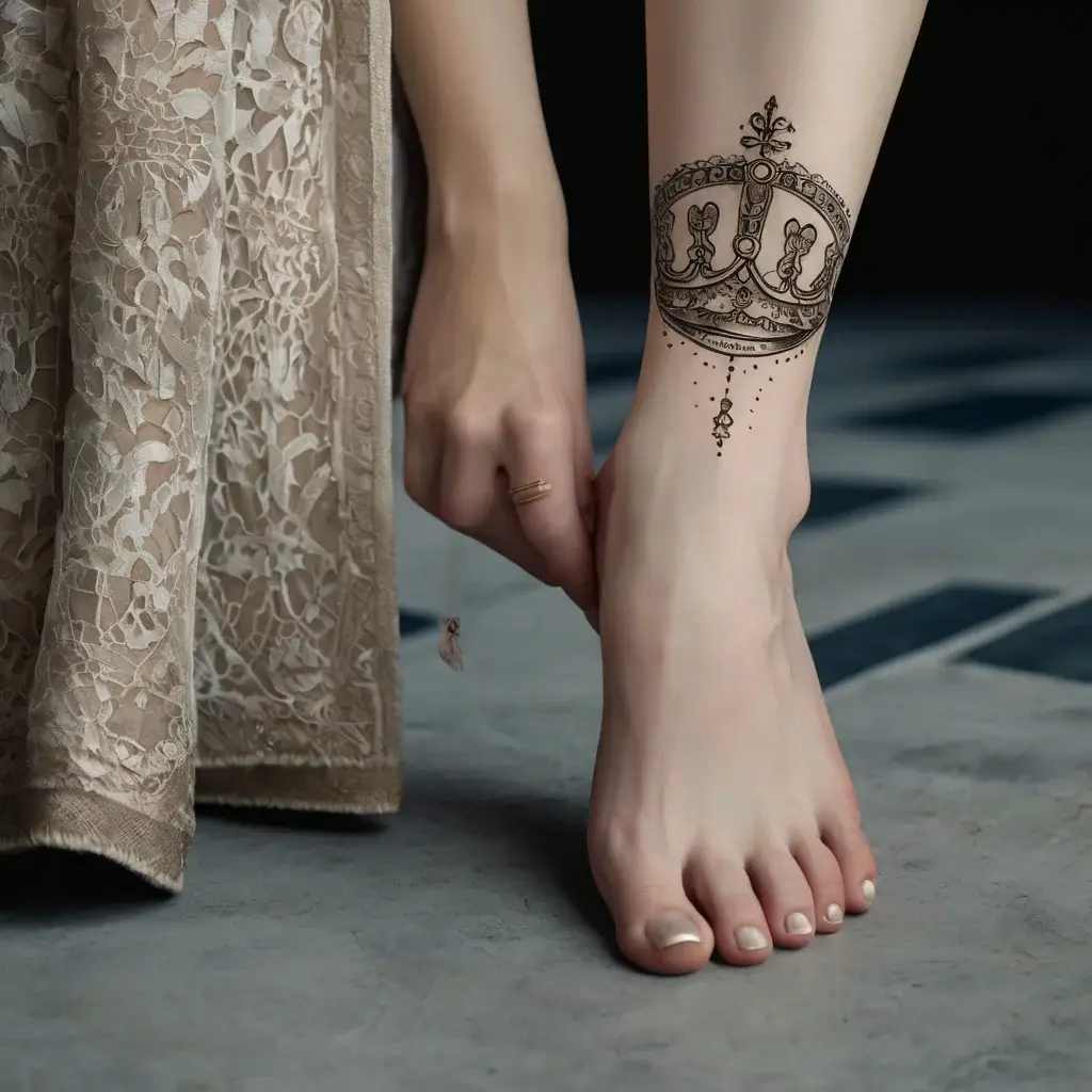 queen's crown tattoos (146)