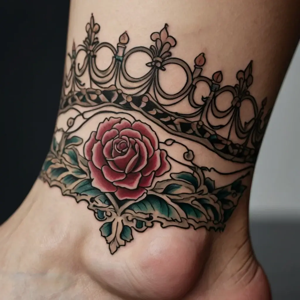 queen's crown tattoos (153)