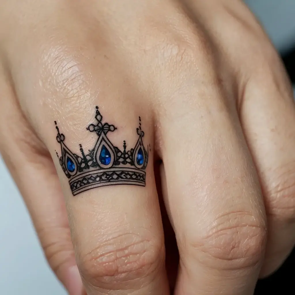 queen's crown tattoos (154)