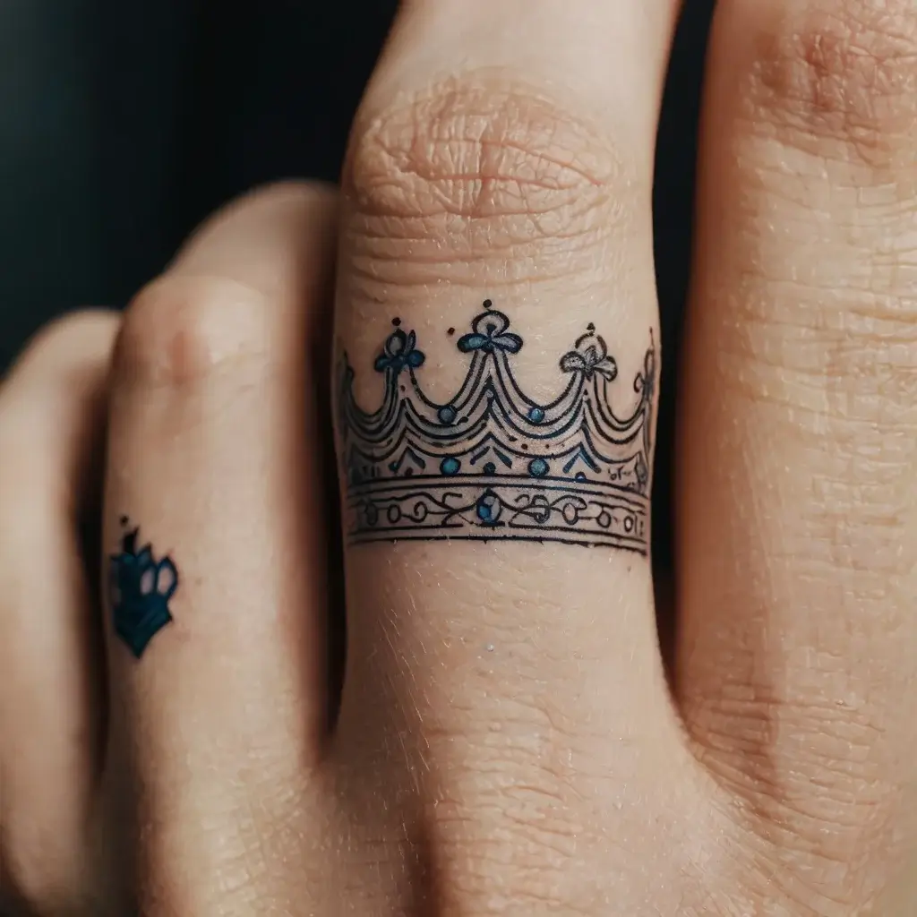 queen's crown tattoos (155)