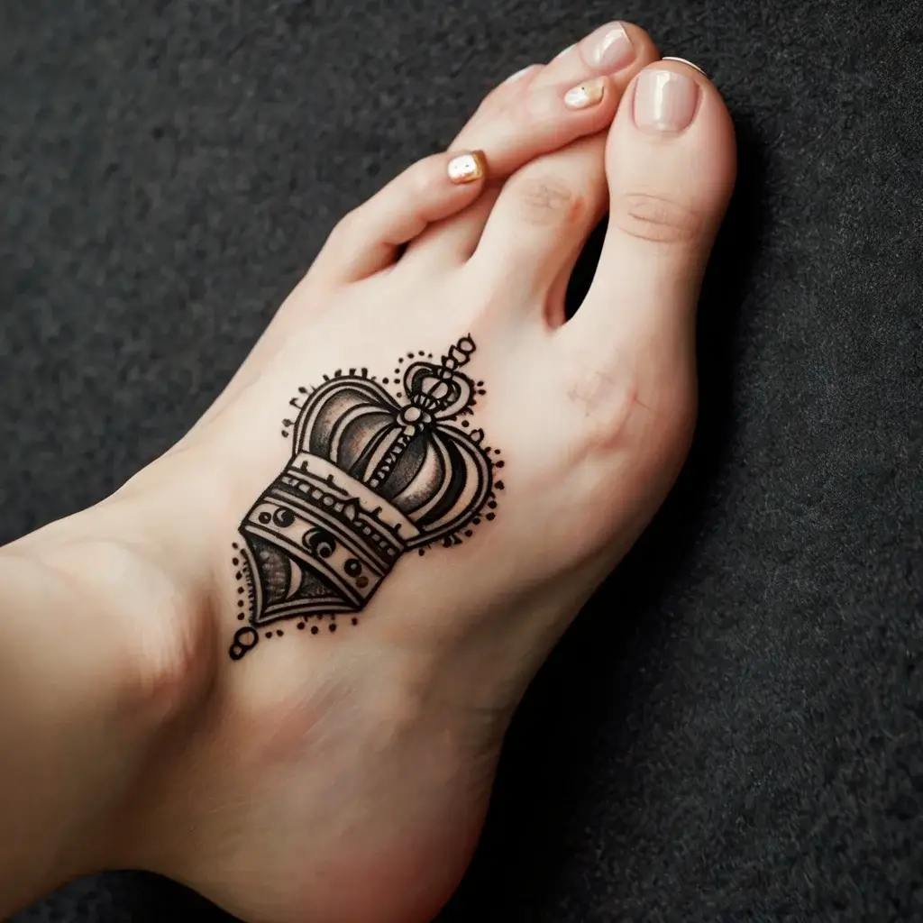 queen's crown tattoos (157)