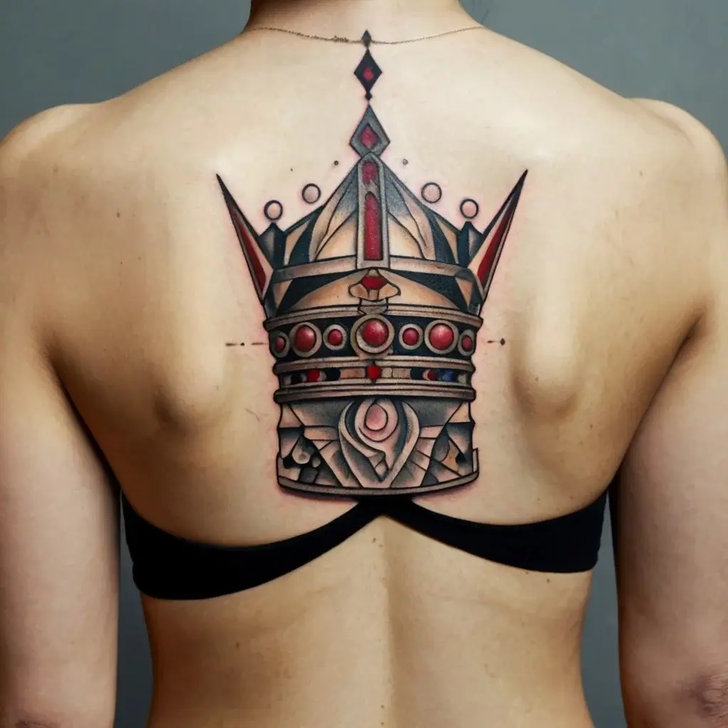 queen's crown tattoos (65)