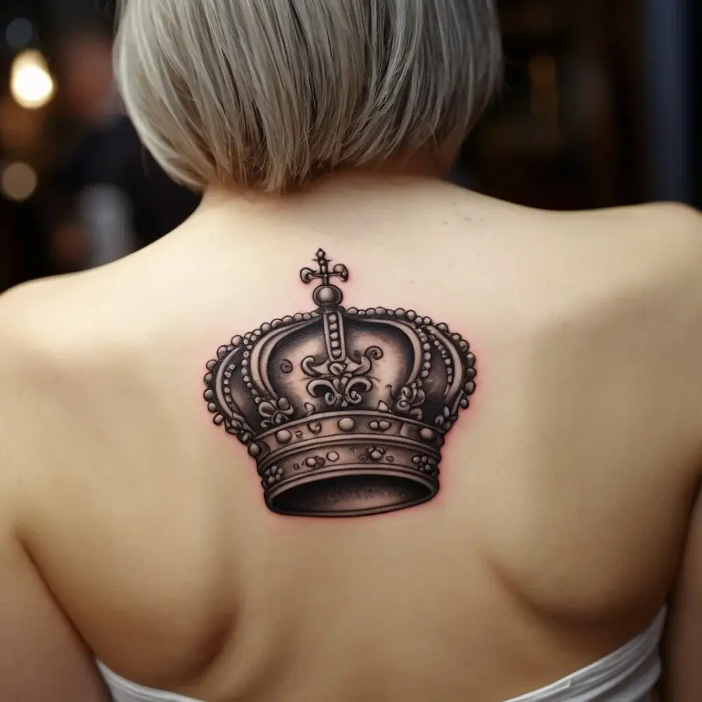 queen's crown tattoos (89)