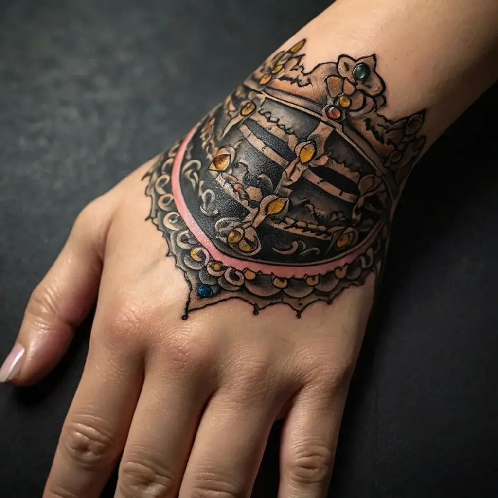 queen's crown tattoos (90)