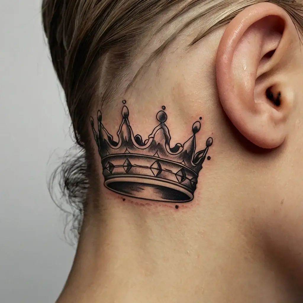 queen's crown tattoos (96)