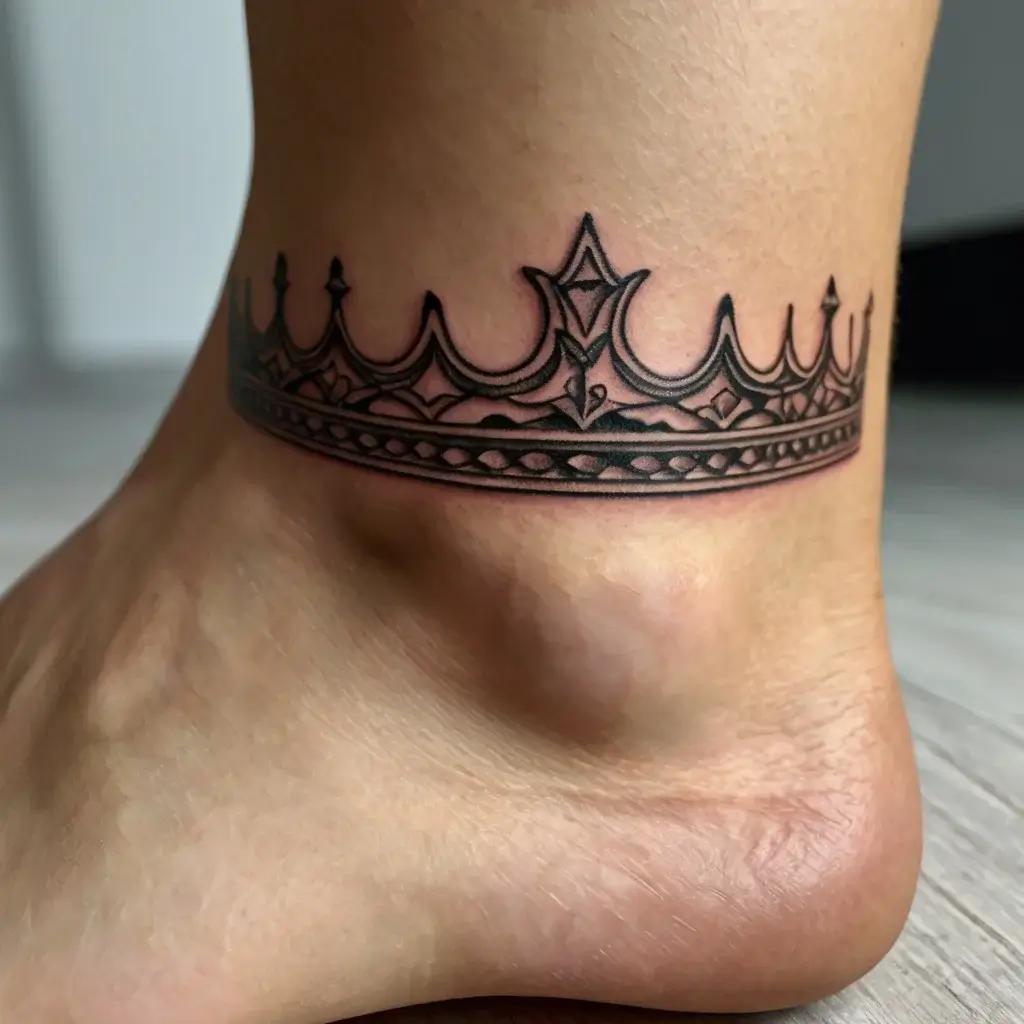 queen's crown tattoos (97)