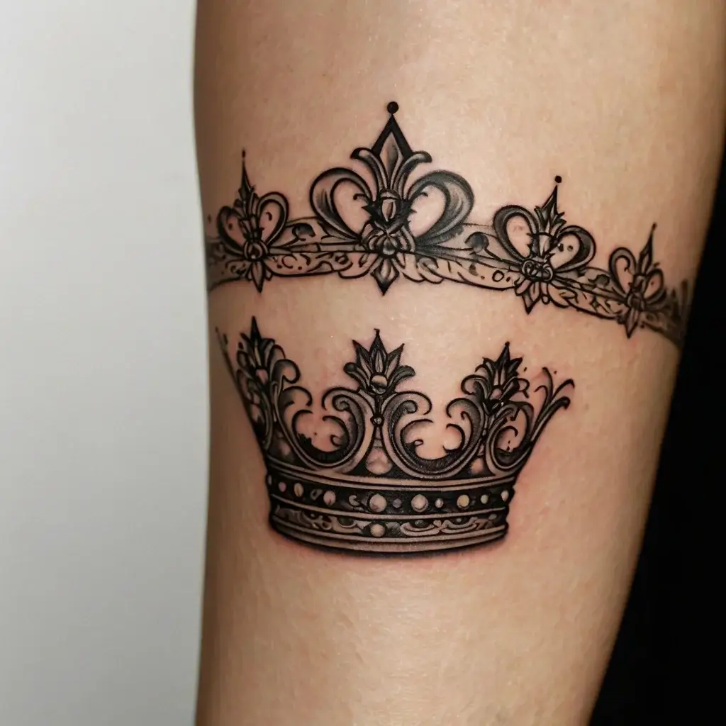 queen's crown tattoos (99)