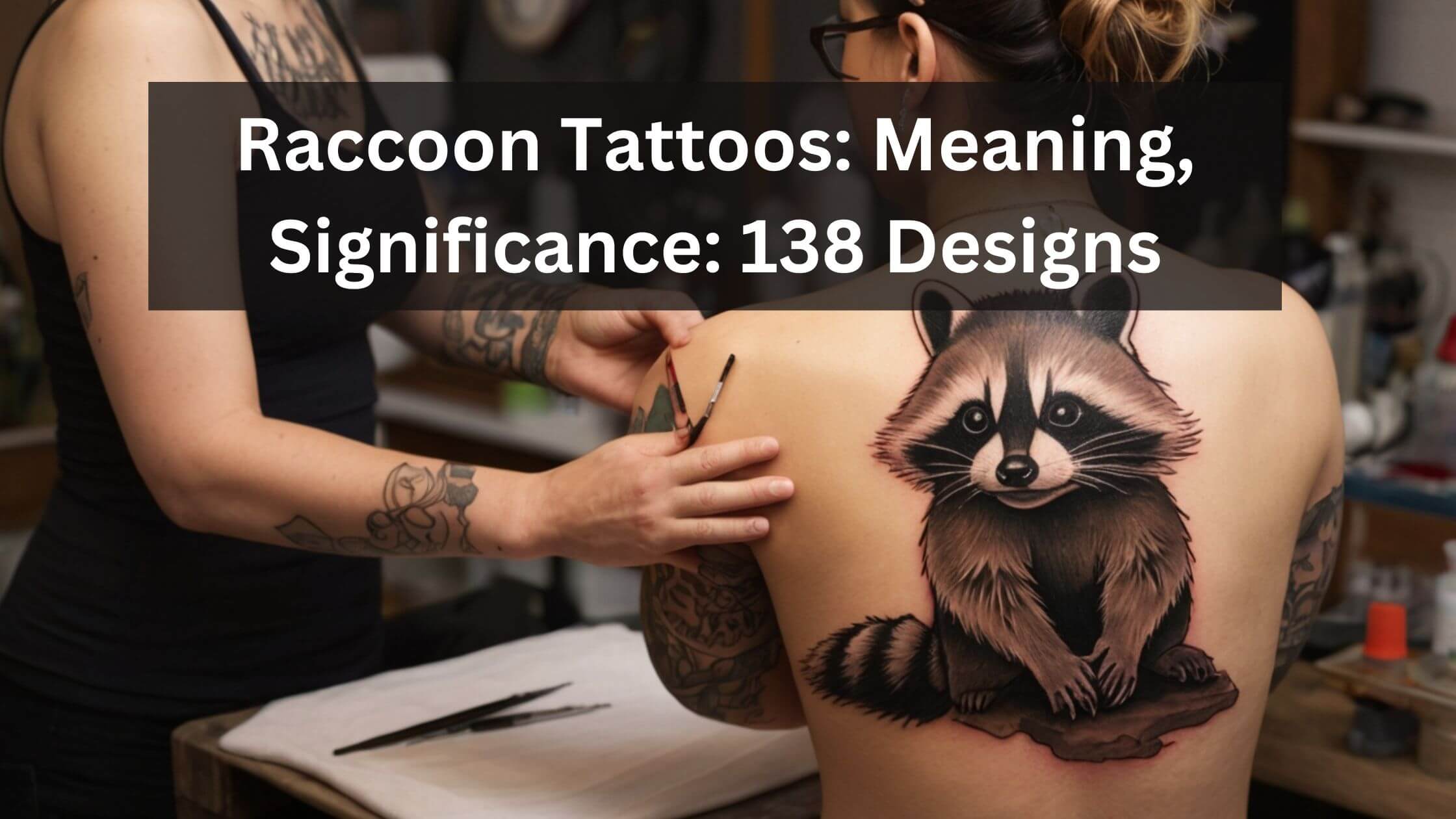 raccoon tattoo