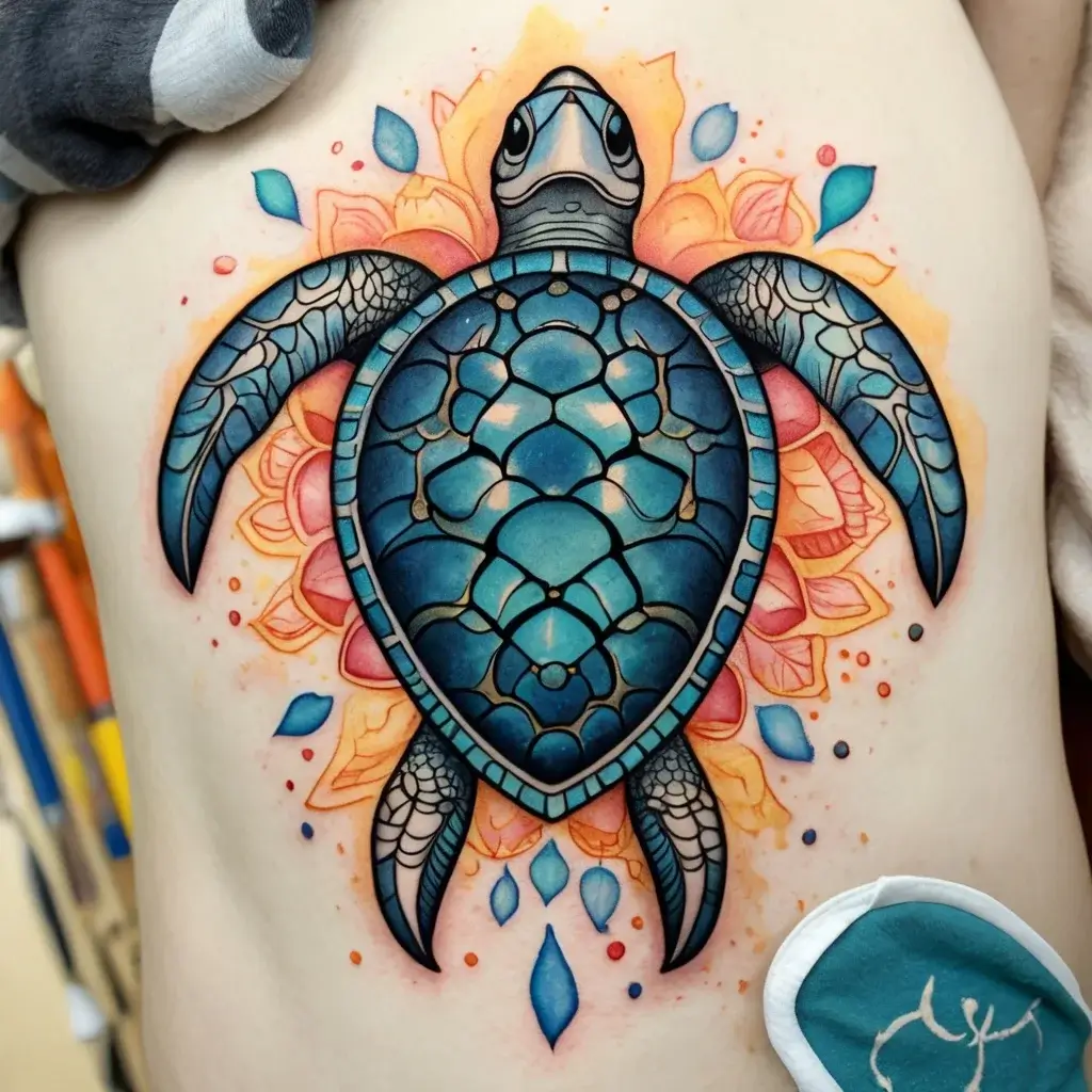 sea turtle tattoo (12)