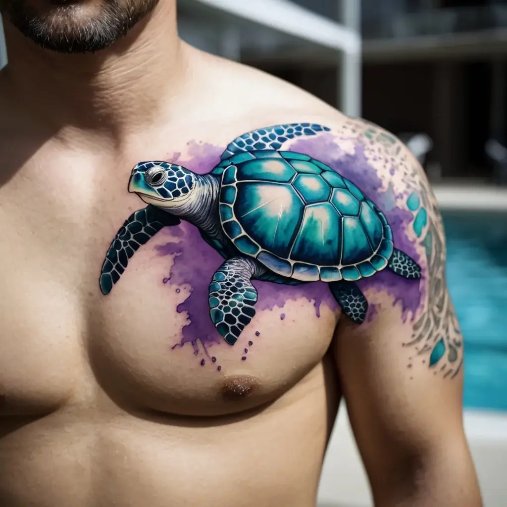 sea turtle tattoo (15)