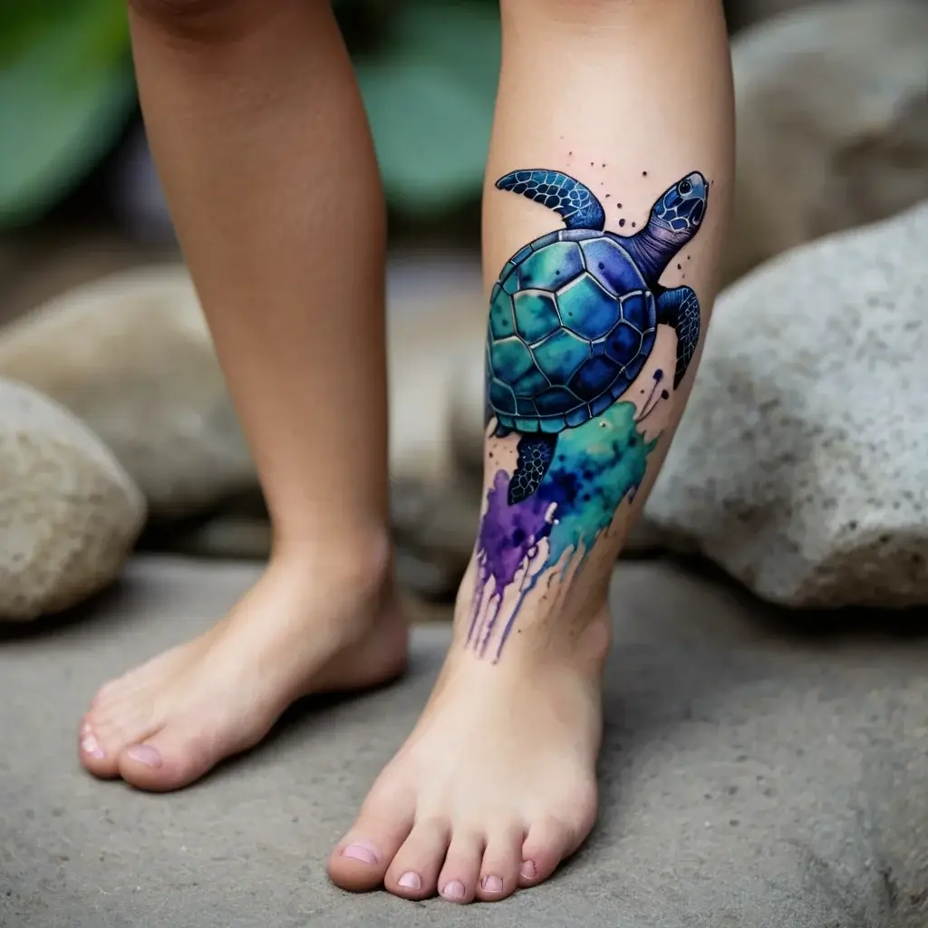 sea turtle tattoo (16)