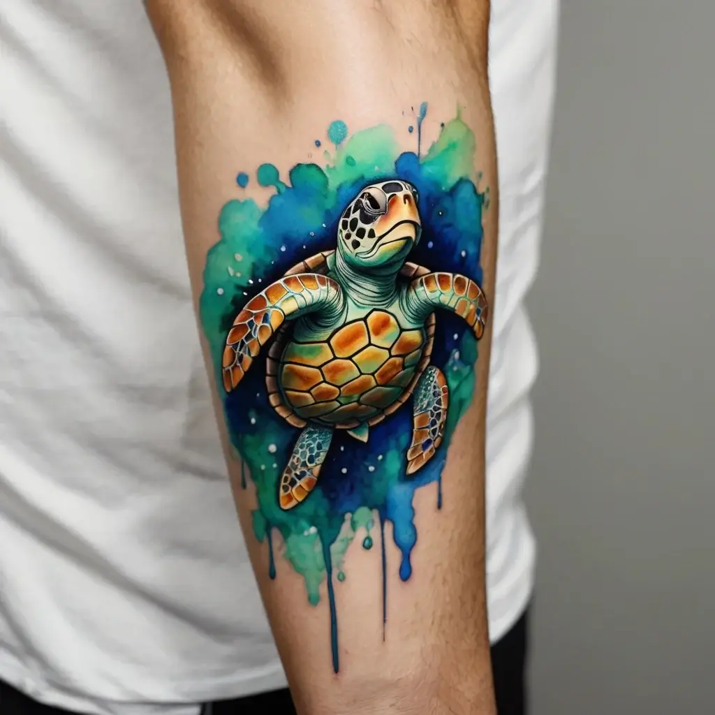 sea turtle tattoo (19)