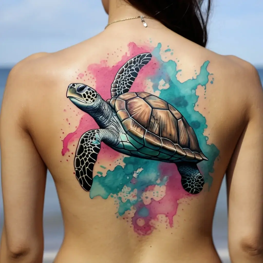 sea turtle tattoo (20)