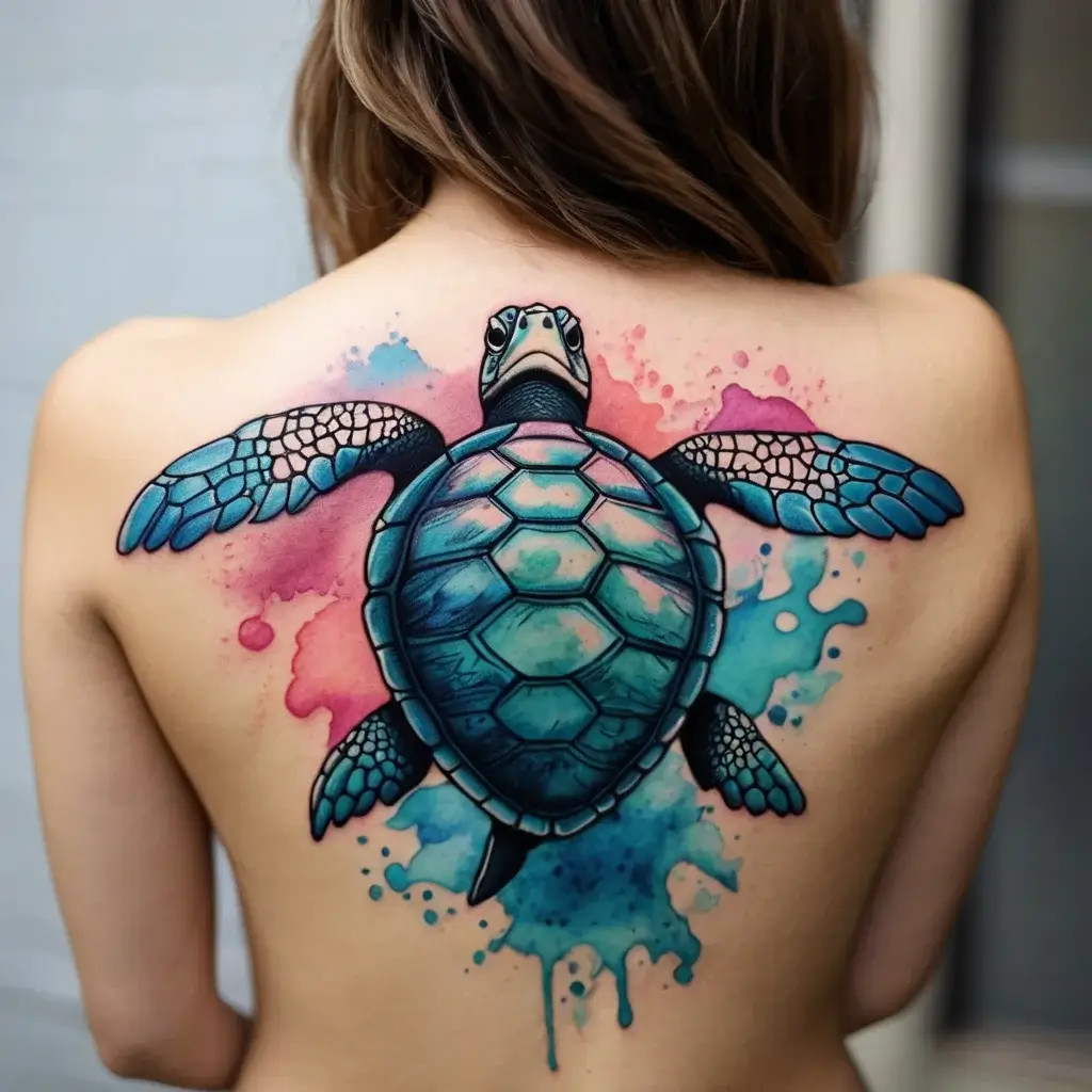 sea turtle tattoo (21)