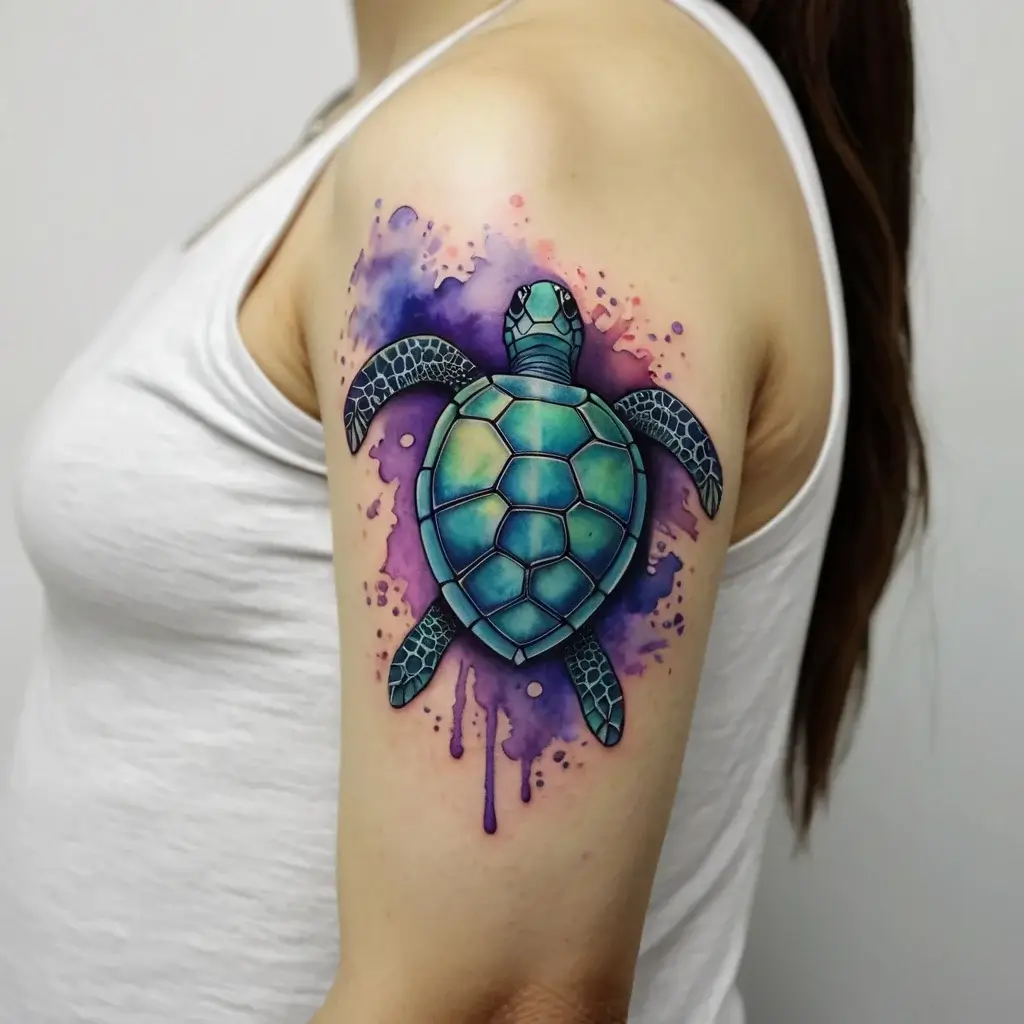 sea turtle tattoo (22)