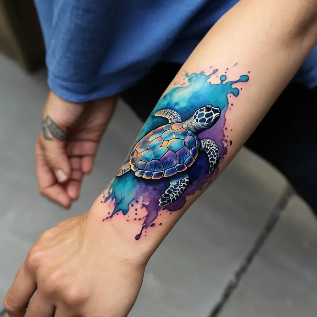 sea turtle tattoo (24)