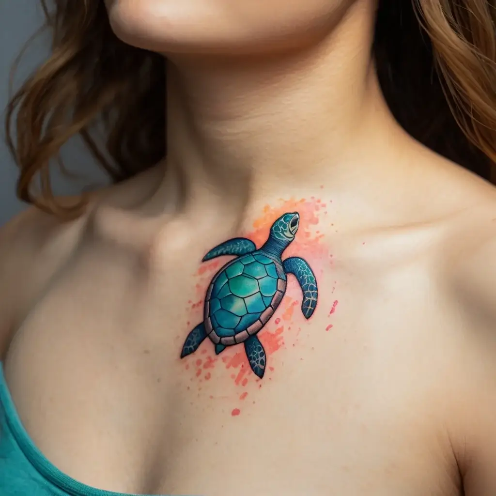 sea turtle tattoo (27)