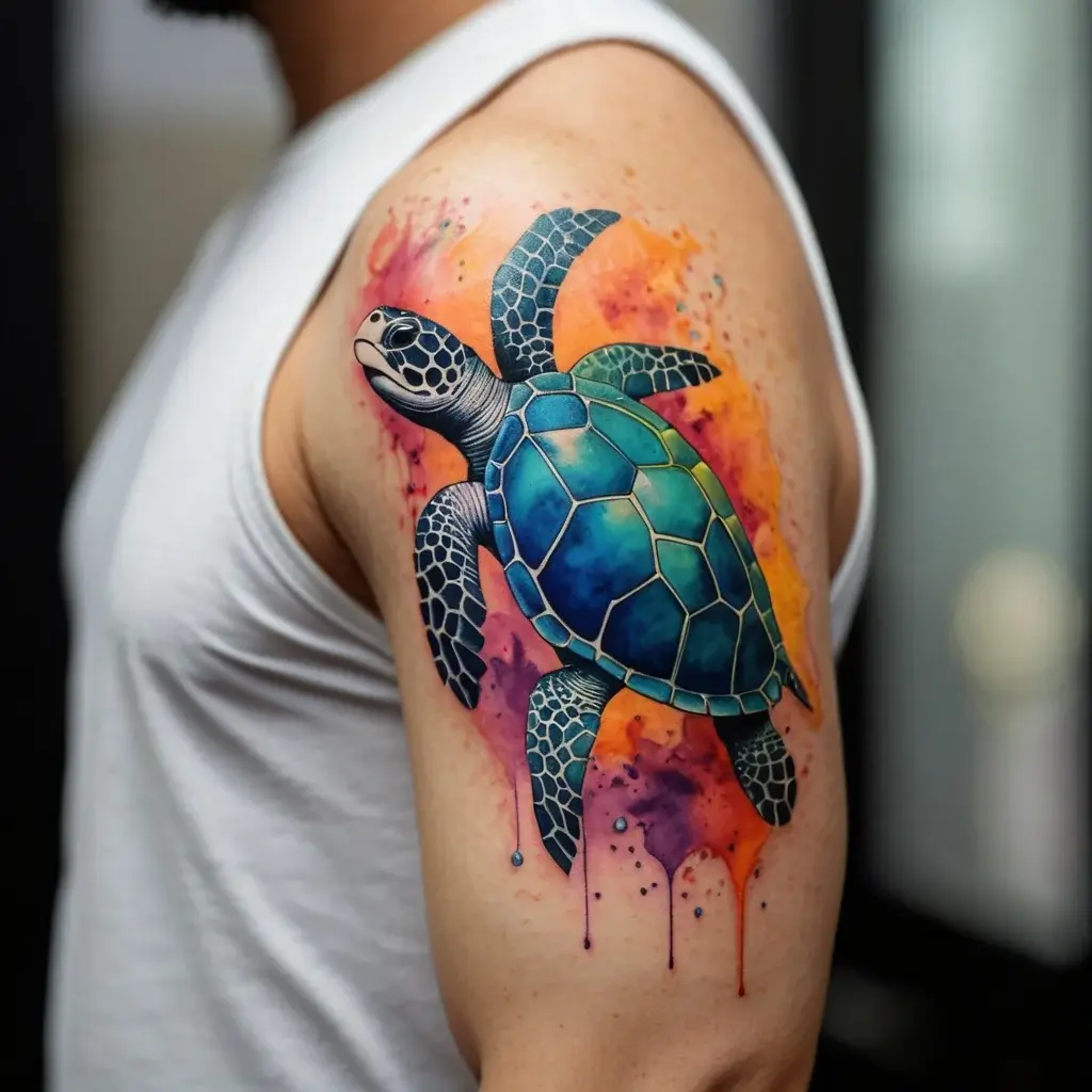 sea turtle tattoo (31)