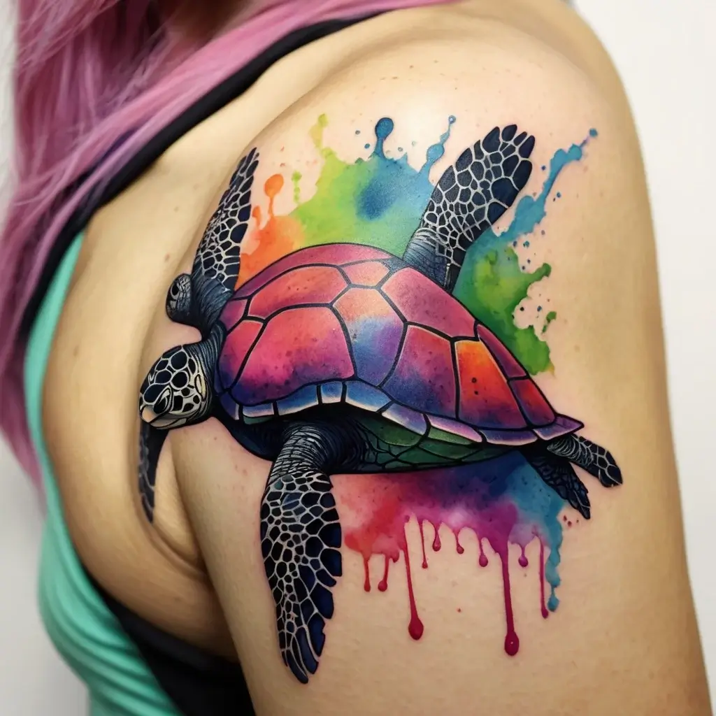 sea turtle tattoo (32)