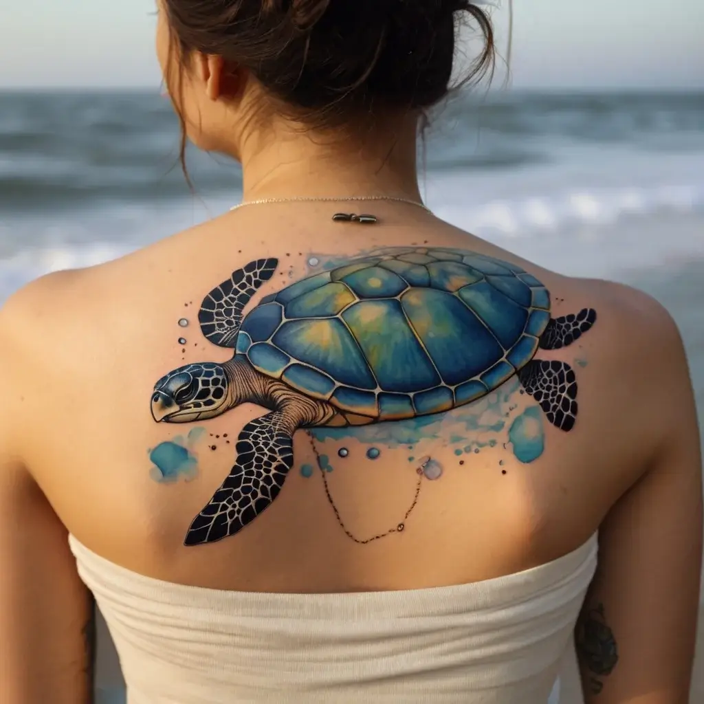 sea turtle tattoo (36)