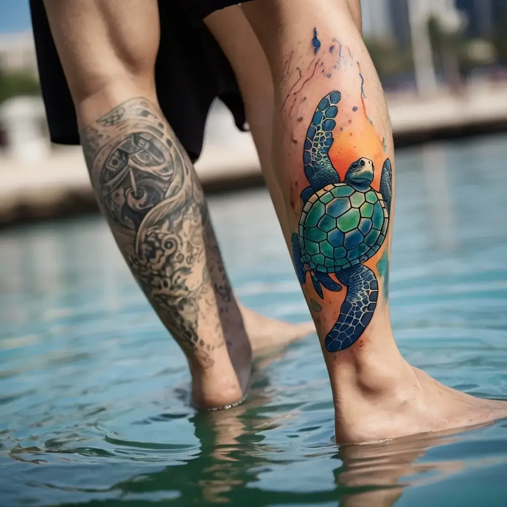 sea turtle tattoo (37)