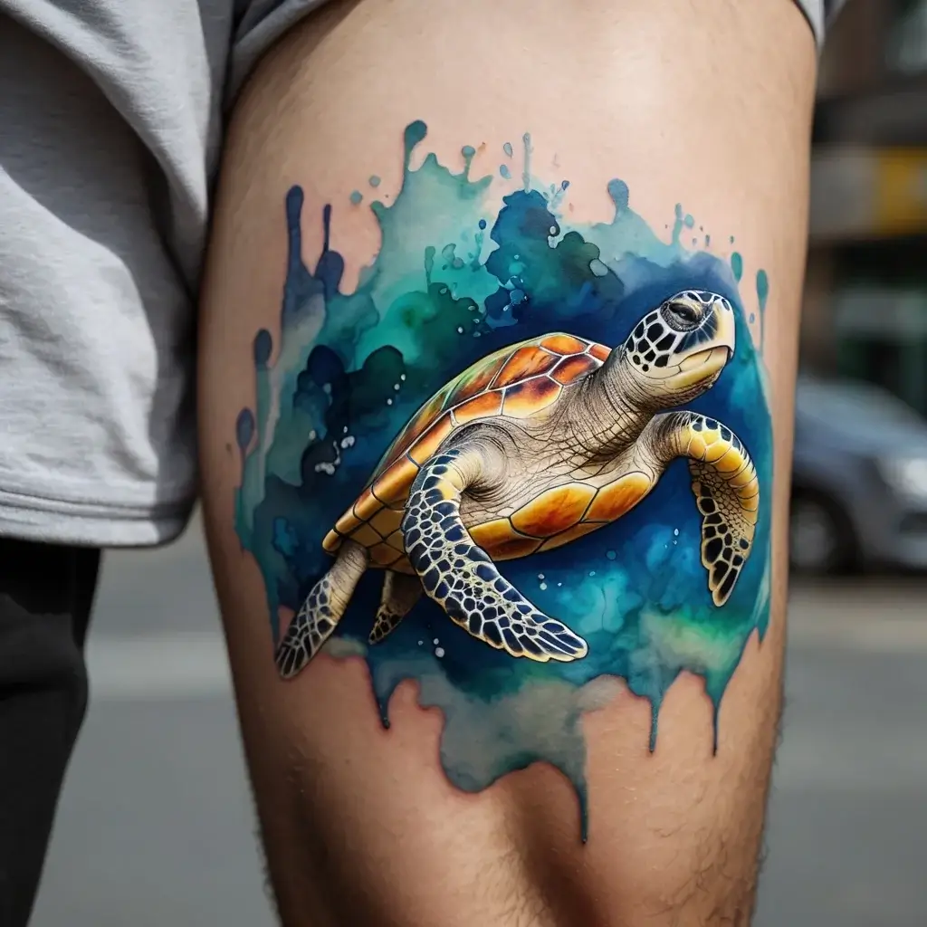 sea turtle tattoo (38)