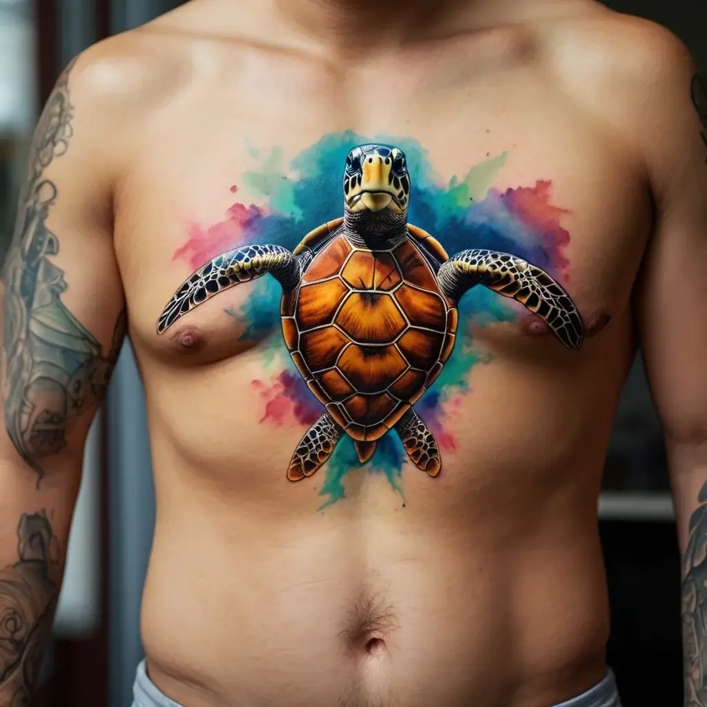 sea turtle tattoo (39)