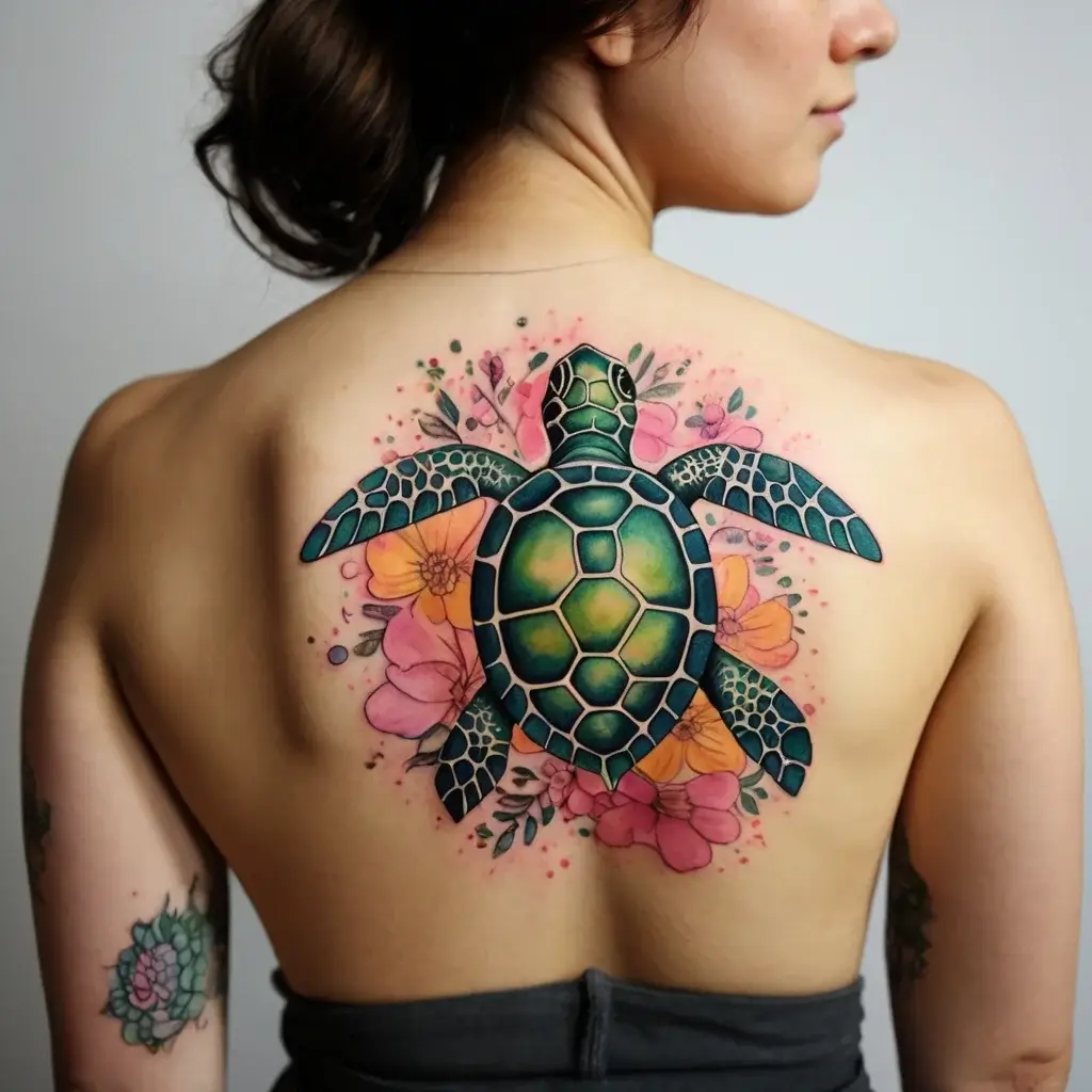 sea turtle tattoo (4)