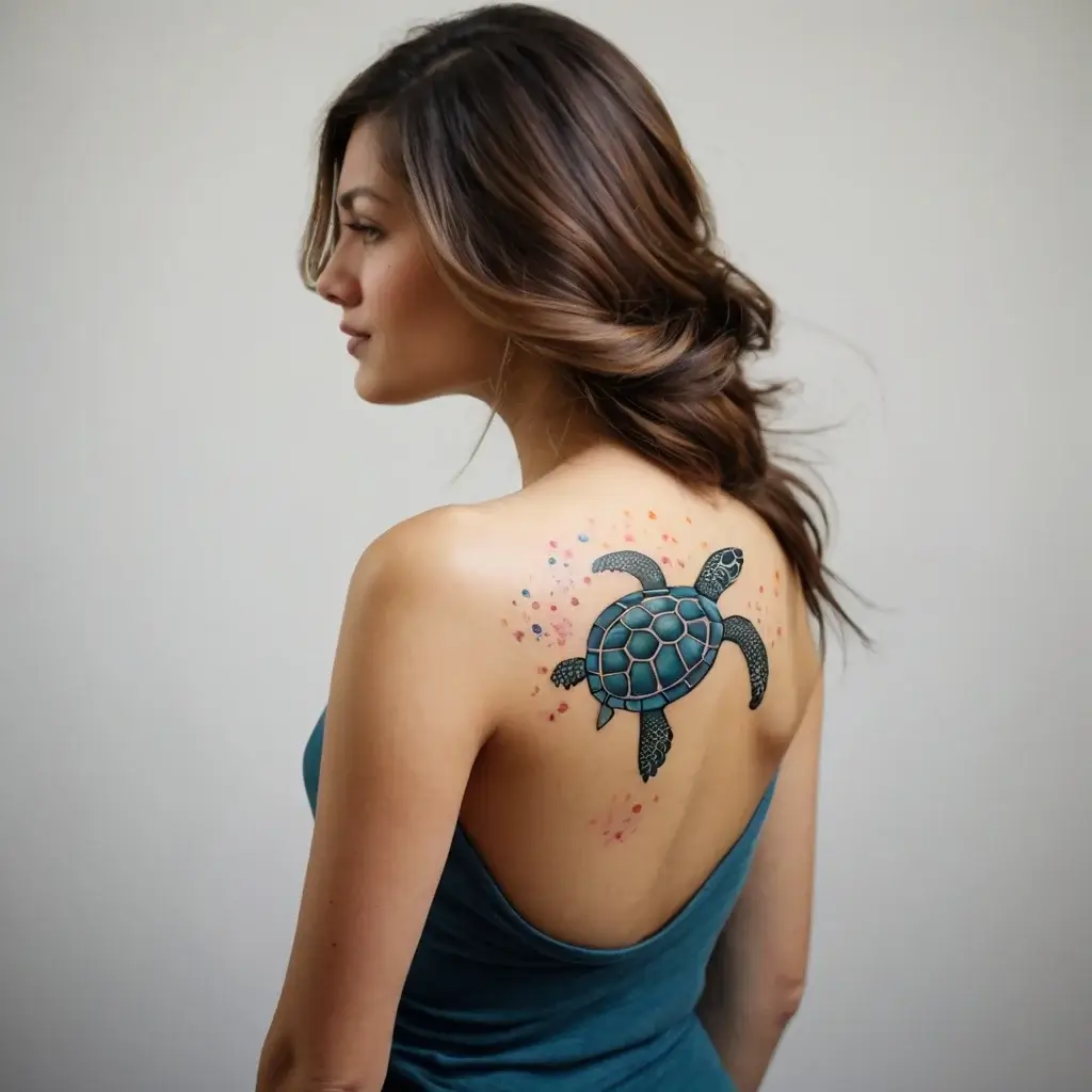 sea turtle tattoo (40)