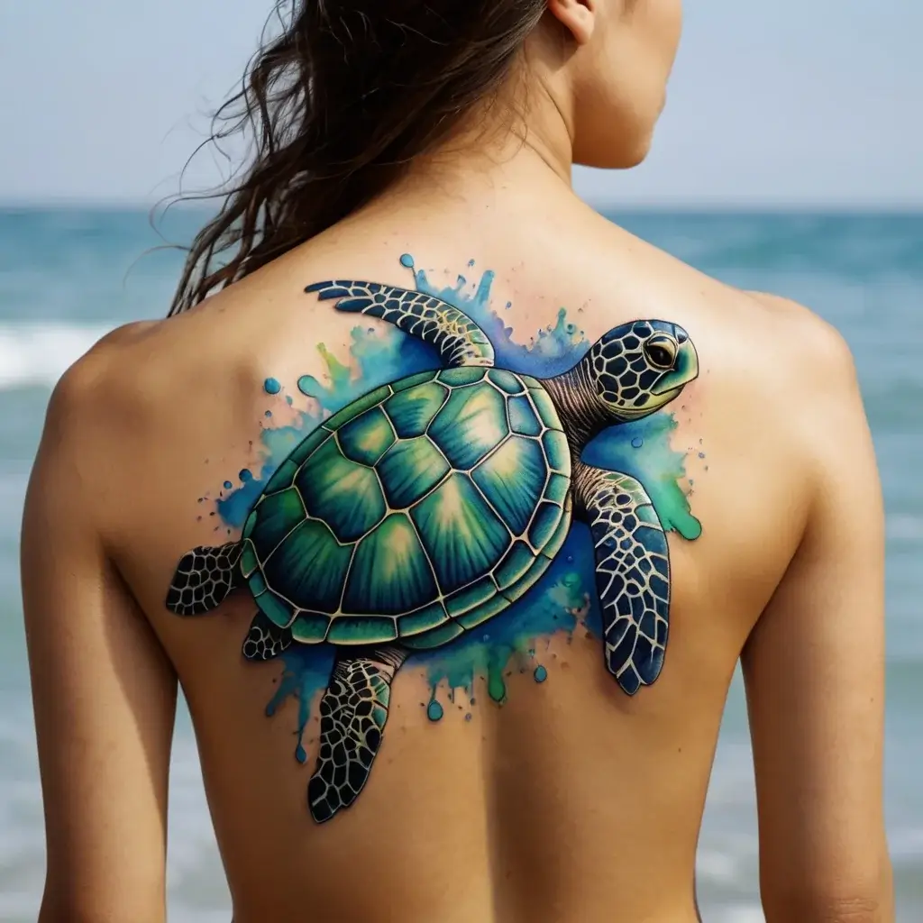 sea turtle tattoo (41)