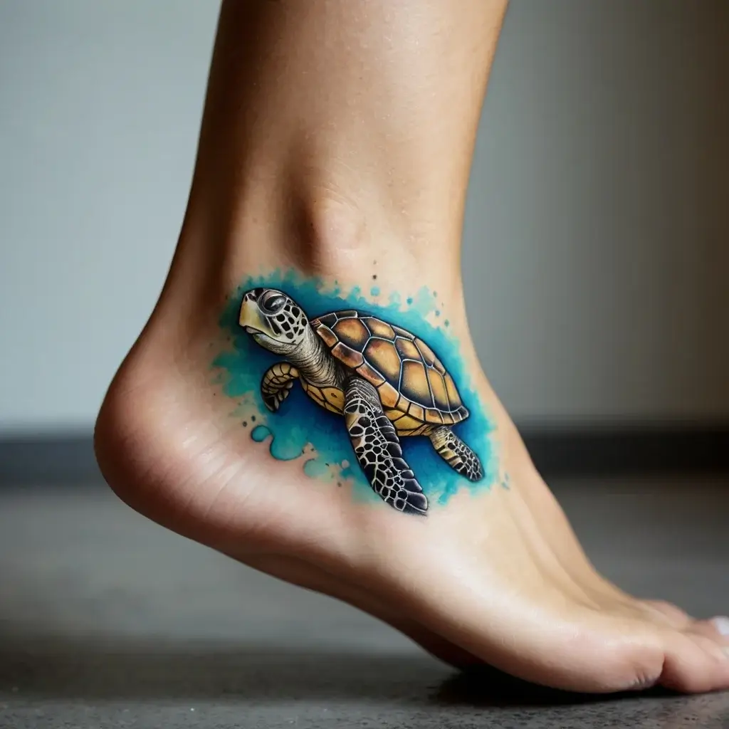 sea turtle tattoo (48)