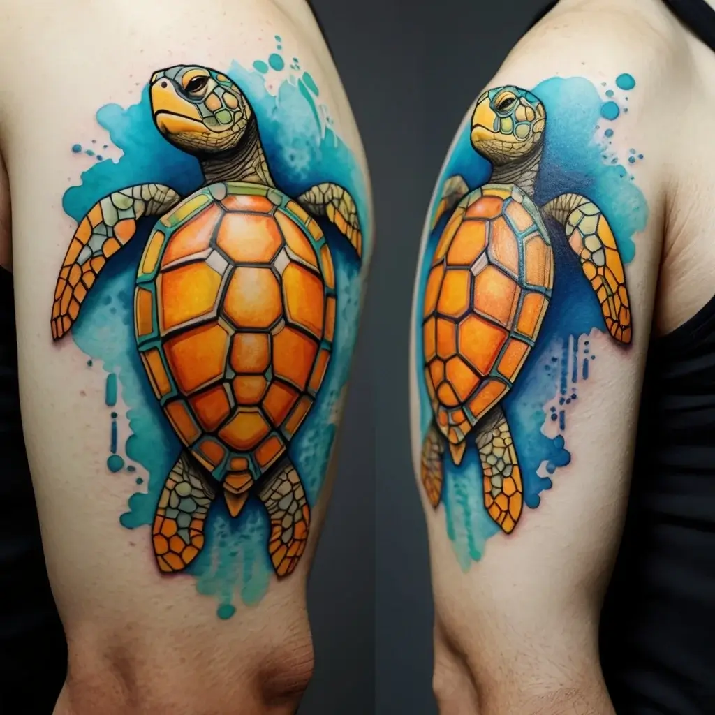 sea turtle tattoo (5)