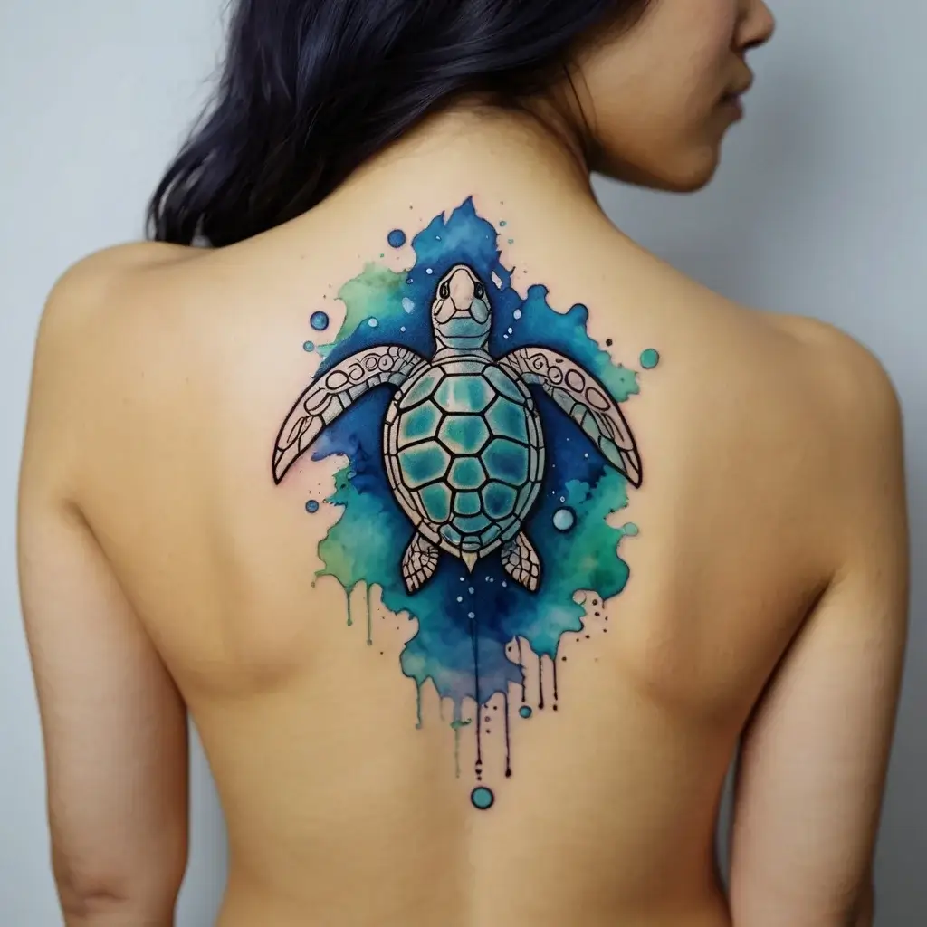 sea turtle tattoo (7)