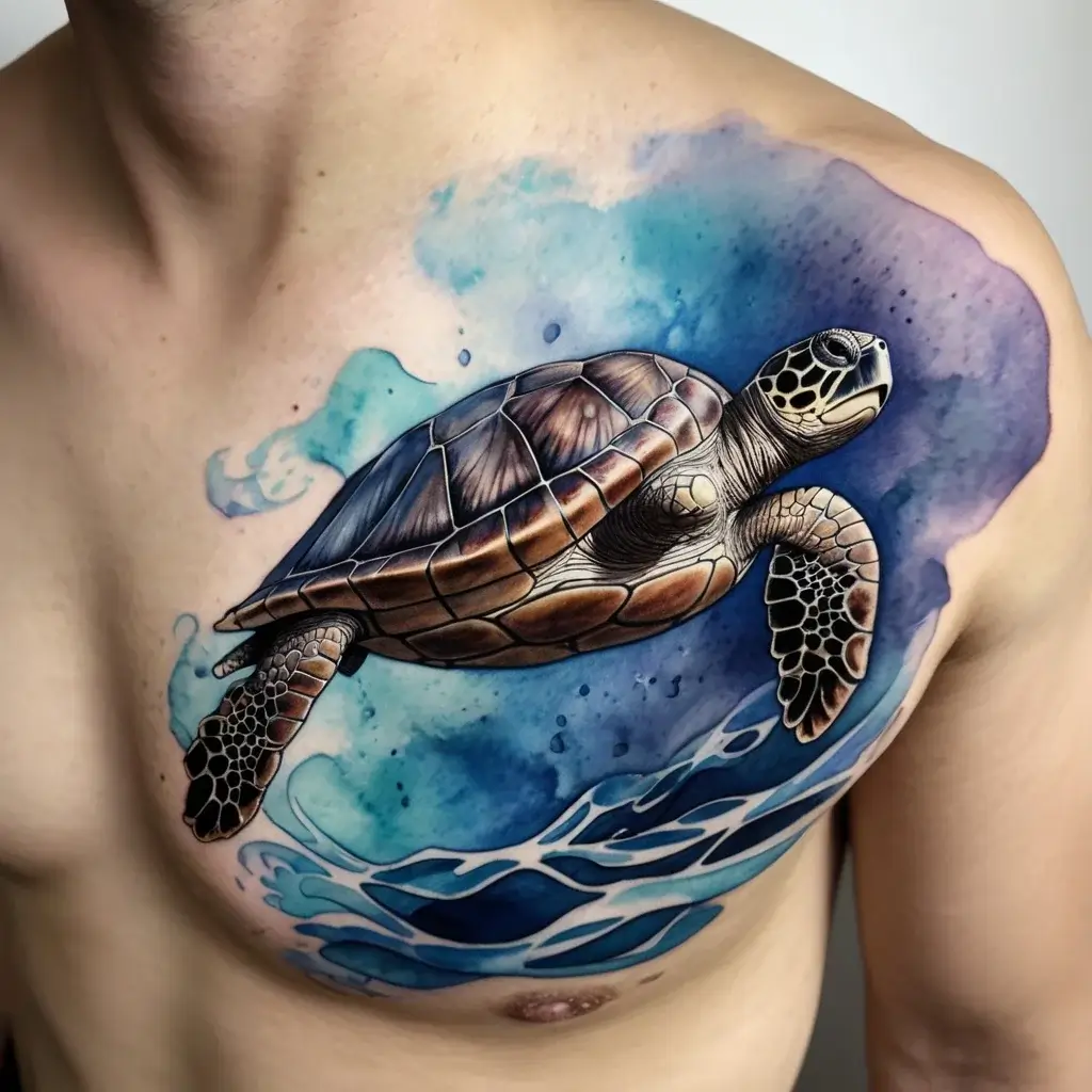 sea turtle tattoo (8)