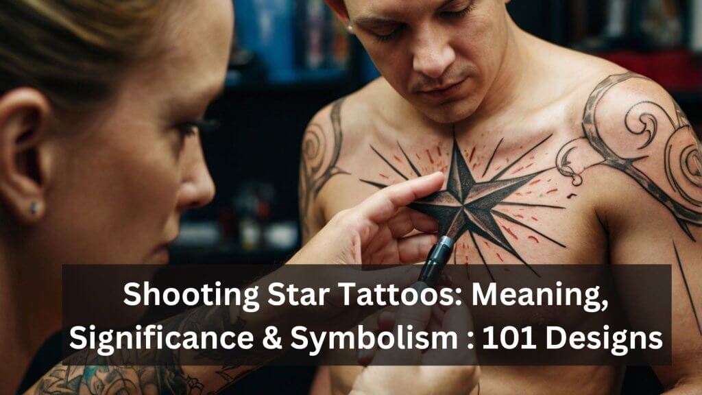 shooting star tattoos