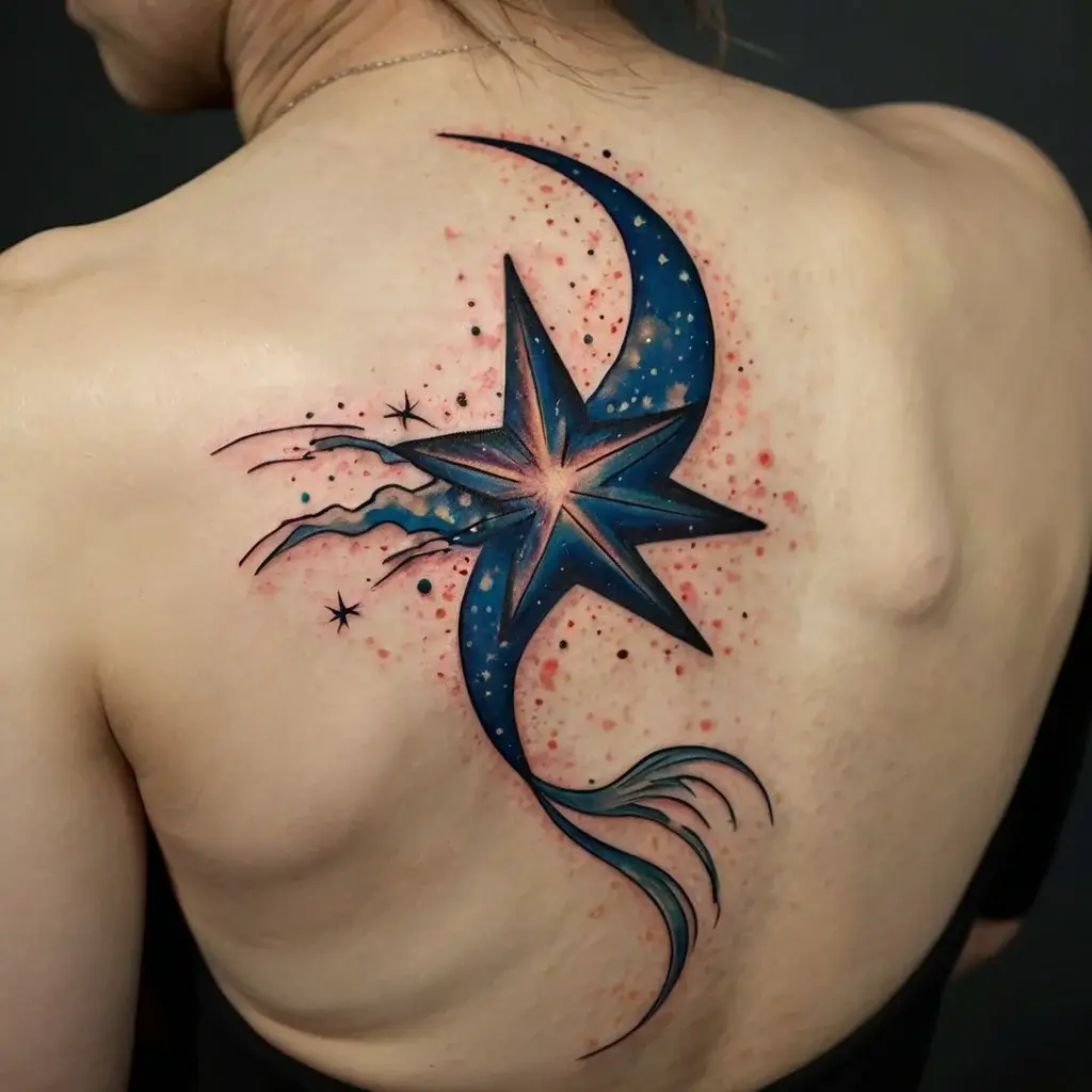 shoulder star tattoos (85)