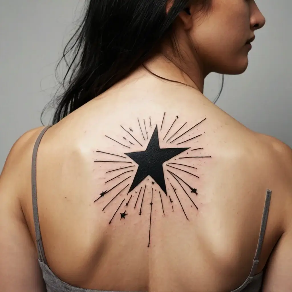 shoulder star tattoos (95)