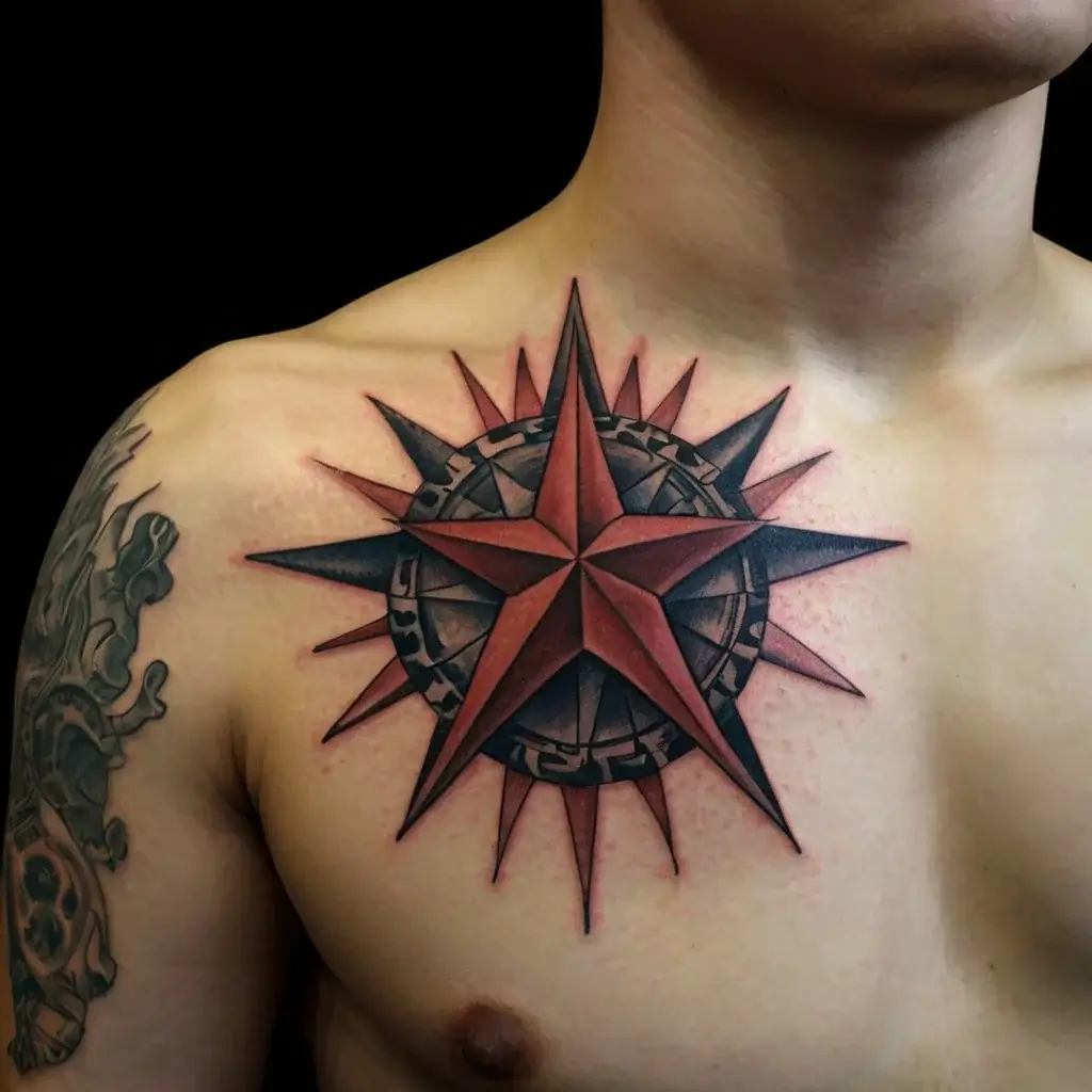 shoulder star tattoos (99)