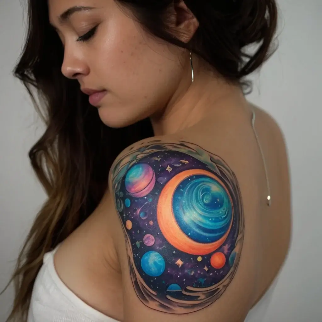 solar system tattoo (10)