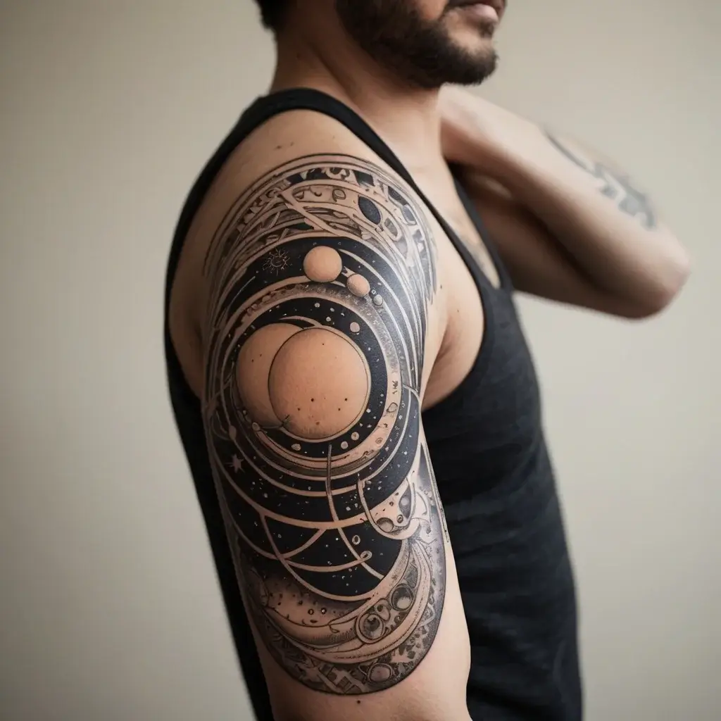 solar system tattoo (17)