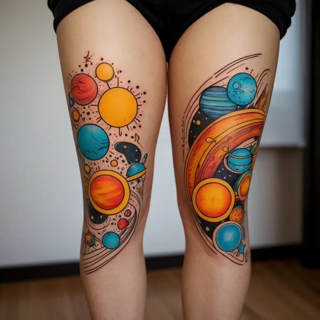 solar system tattoo (20)